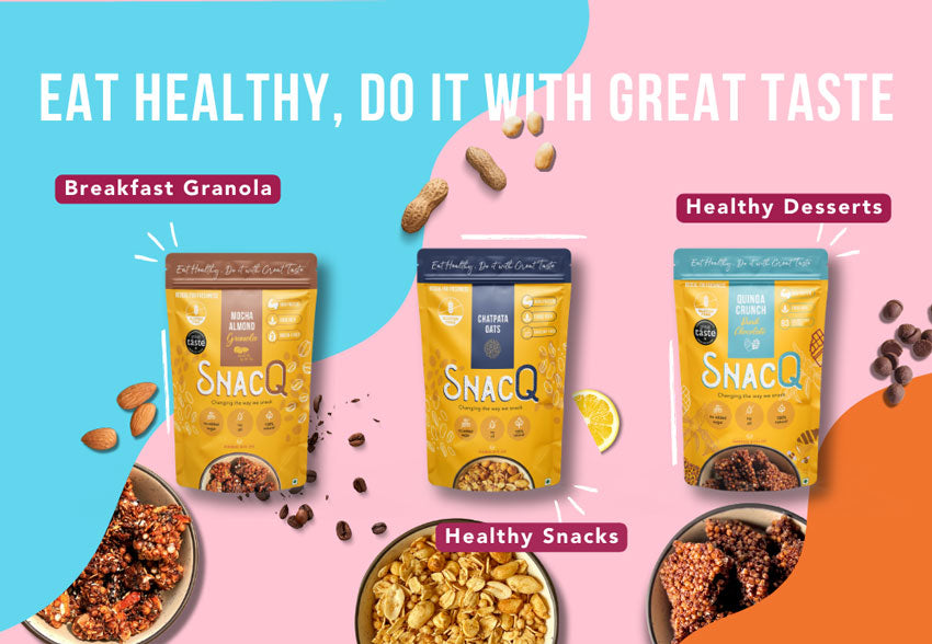 Delicious Granola & Healthy Sweet Snacks Online - SnacQ